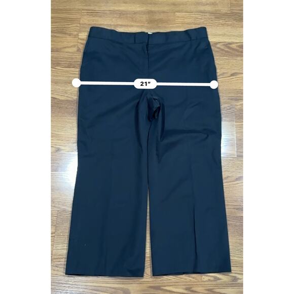 THE ROW Cotton/cashmere Black Bapri Cropped Cotton-Blend Straight-Leg Pants 12 - Picture 6 of 13